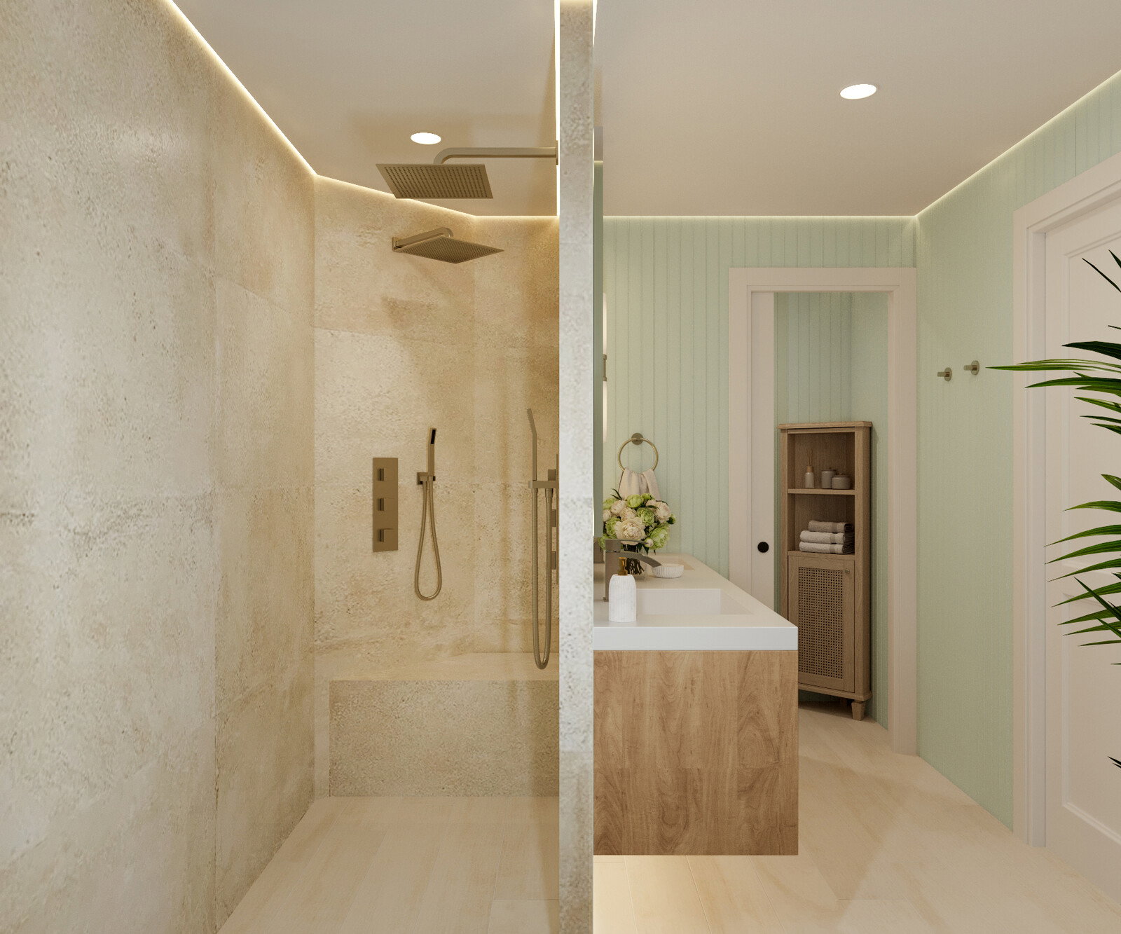 Online Designer Bathroom 3D Model 3