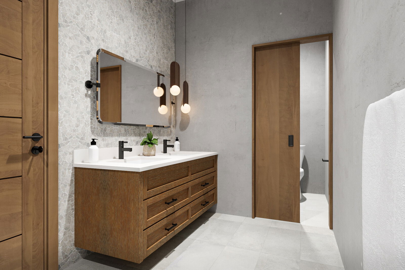 Online Designer Bathroom 3D Model 1