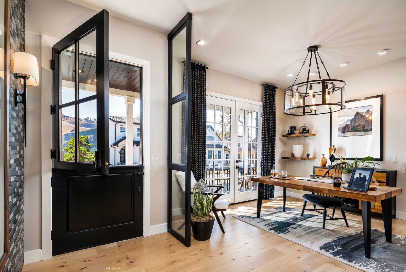 Modern Farmhouse Home Office Interior Design