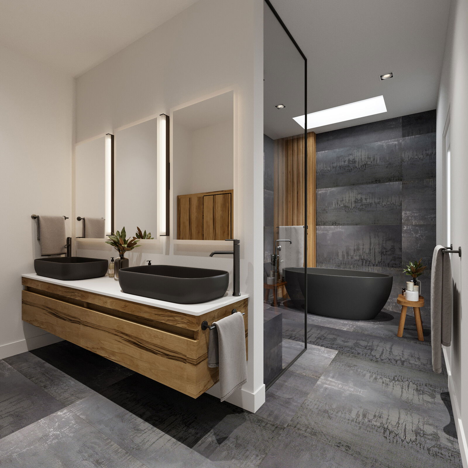 Classy Modern Bathroom Makeover