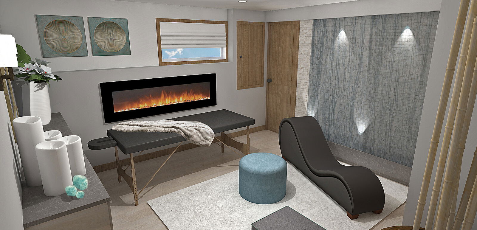 Online Designer Bedroom 3D Model 1