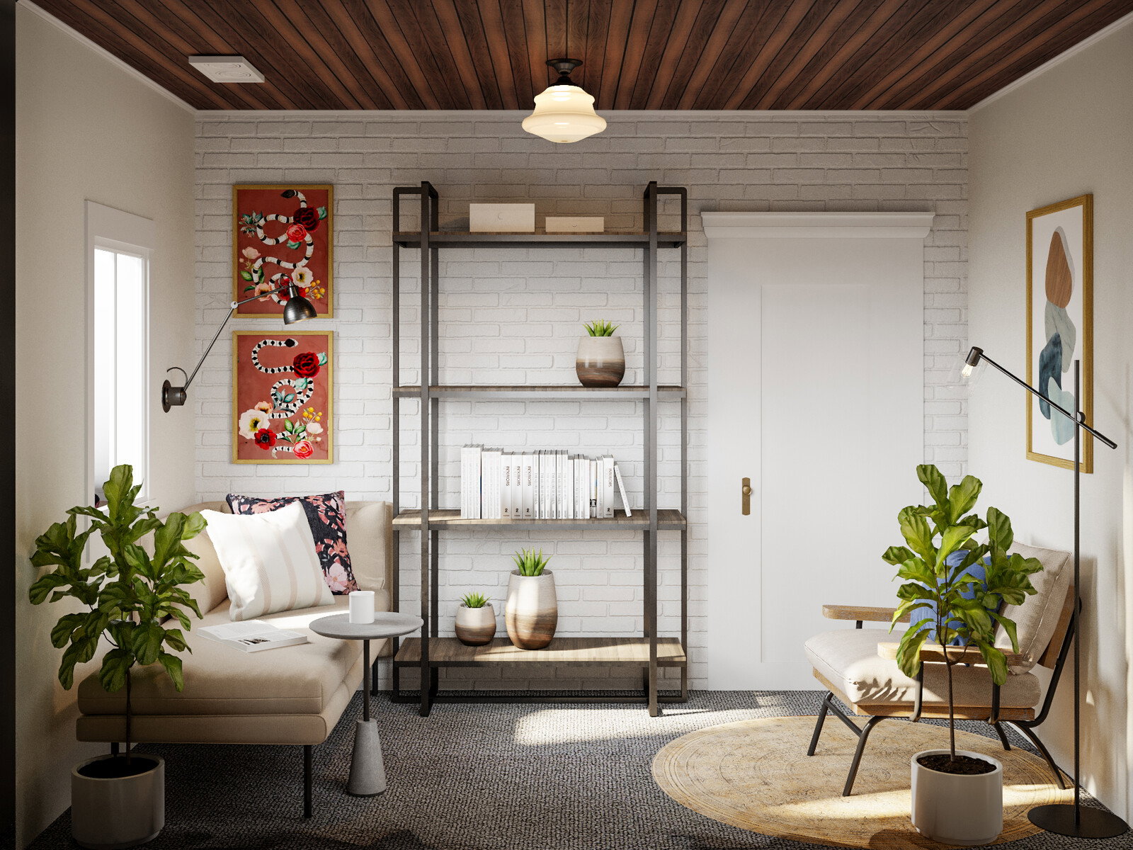 Online Designer Home Office 3D Model 1