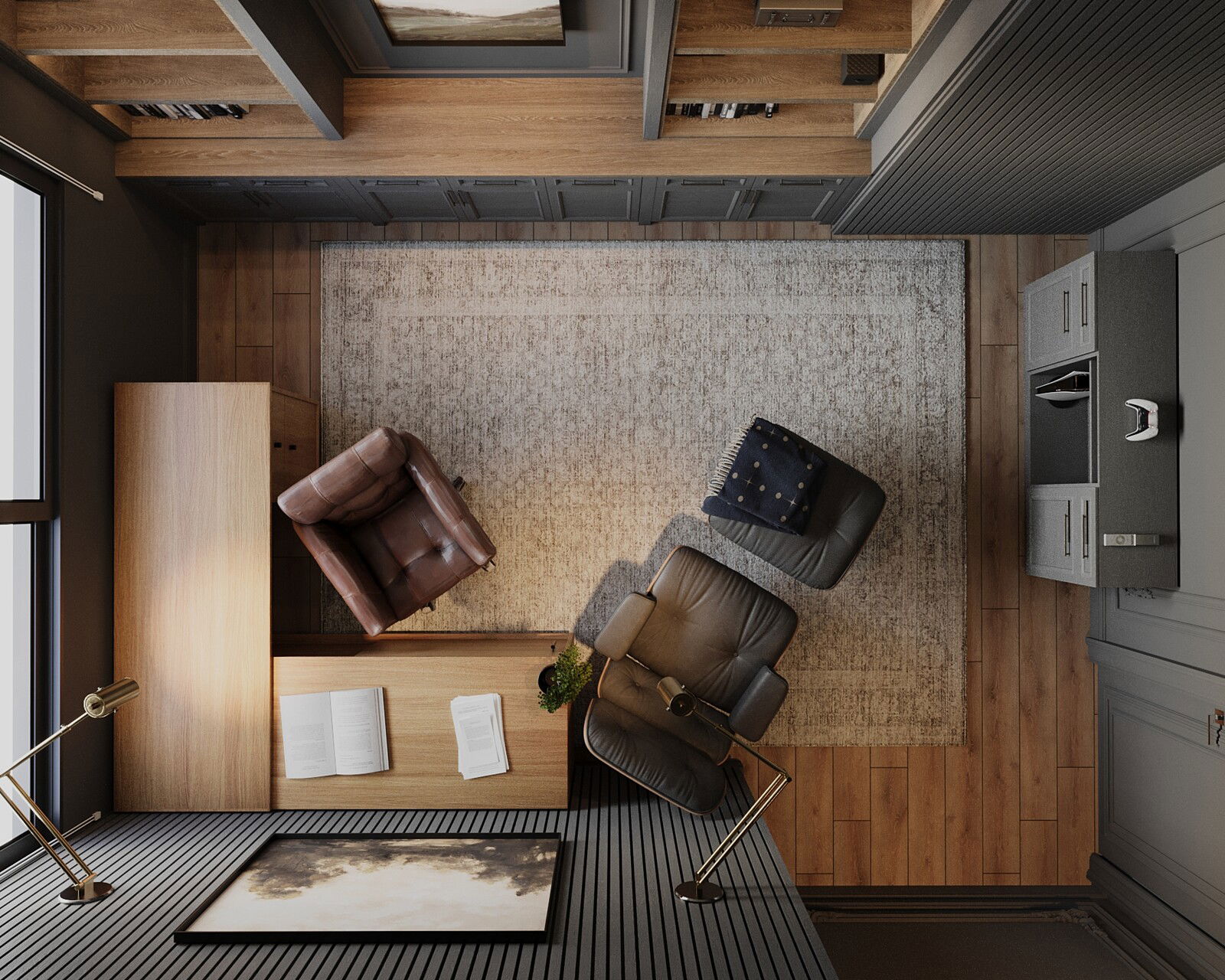 Online Designer Home/Small Office 3D Model 5