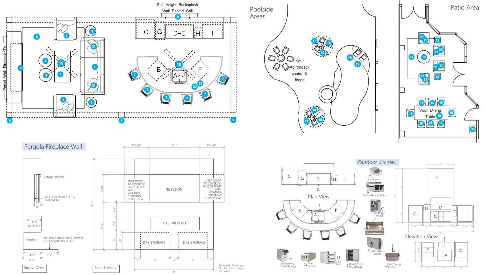 Online Designer Patio Floorplan