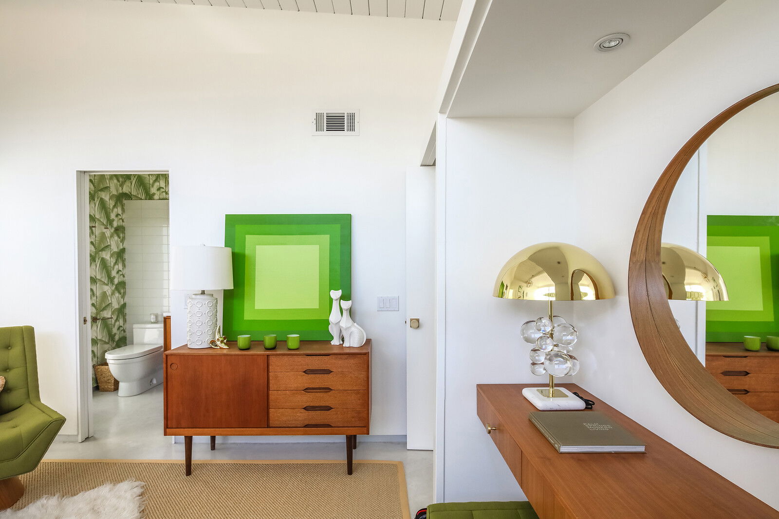 Mid-Century Hallway Design