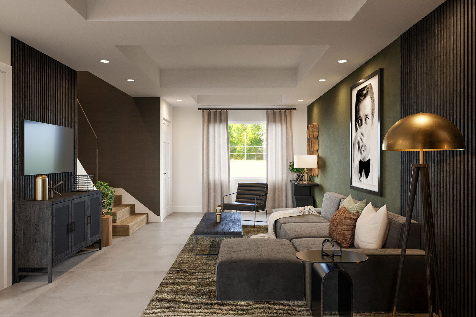 Online Designer Living Room 3D Model 2