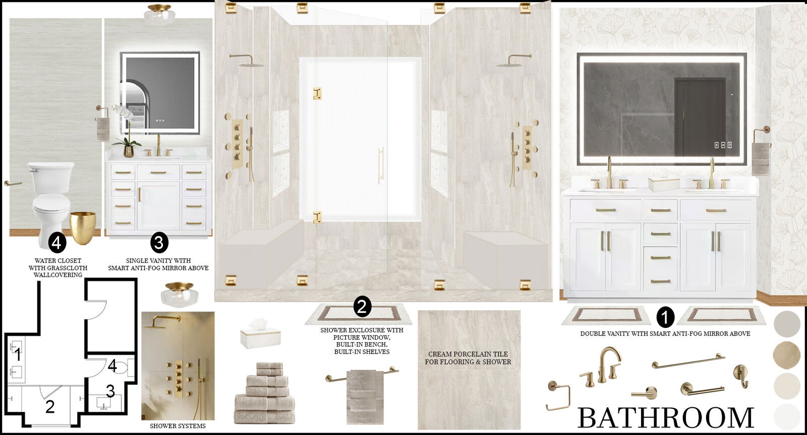 Ideas de Diseño de Interiores para Baños en Línea