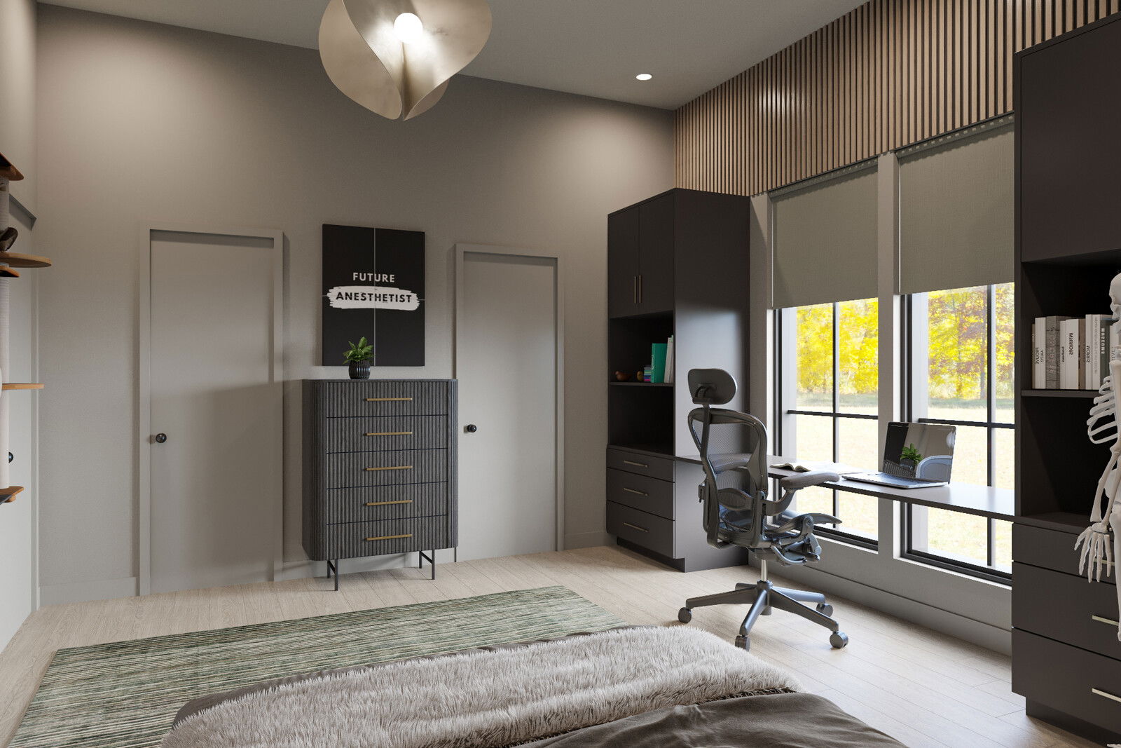 Online Designer Bedroom 3D Model 3