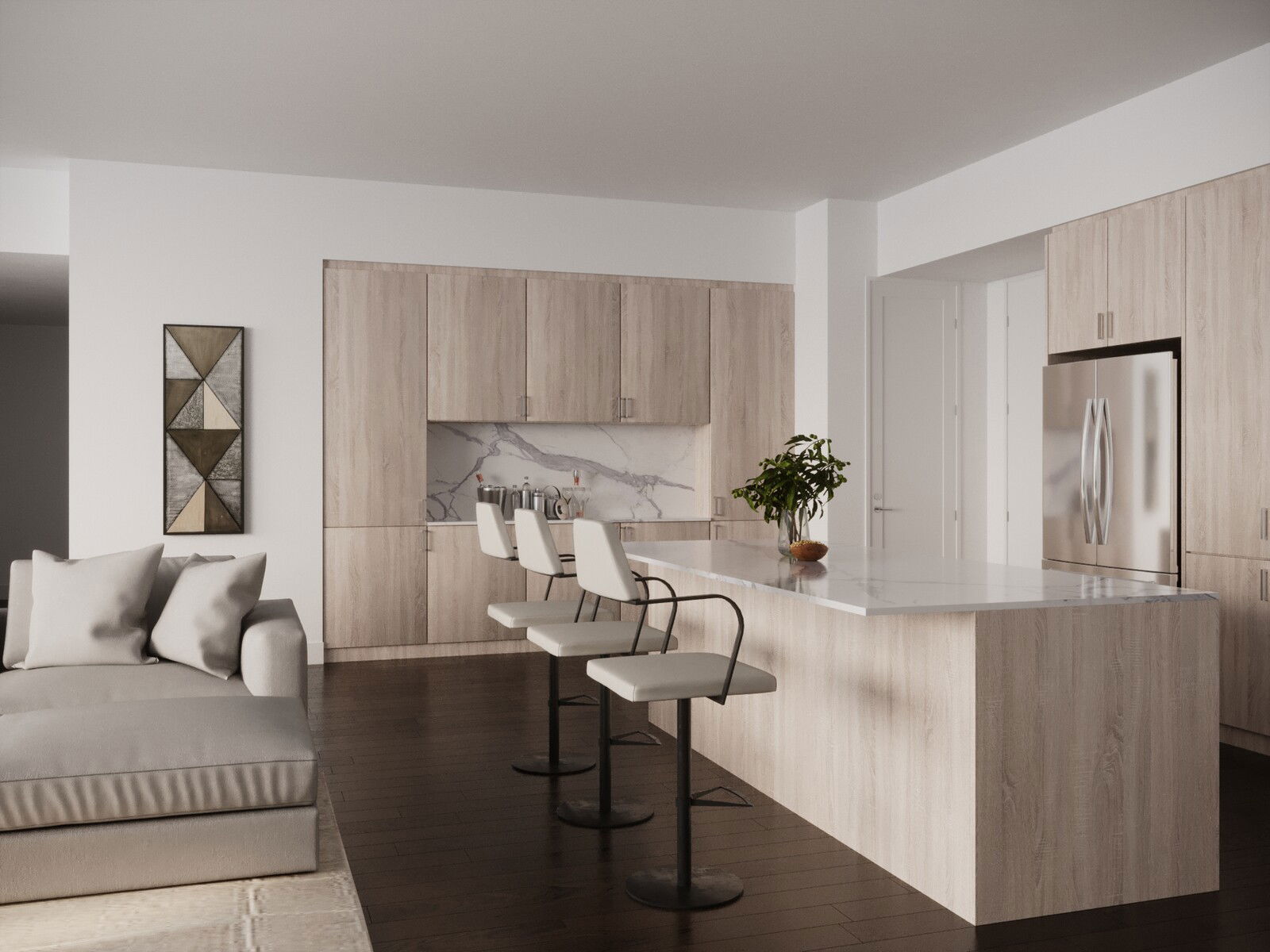 Online Designer Living Room 3D Model 1