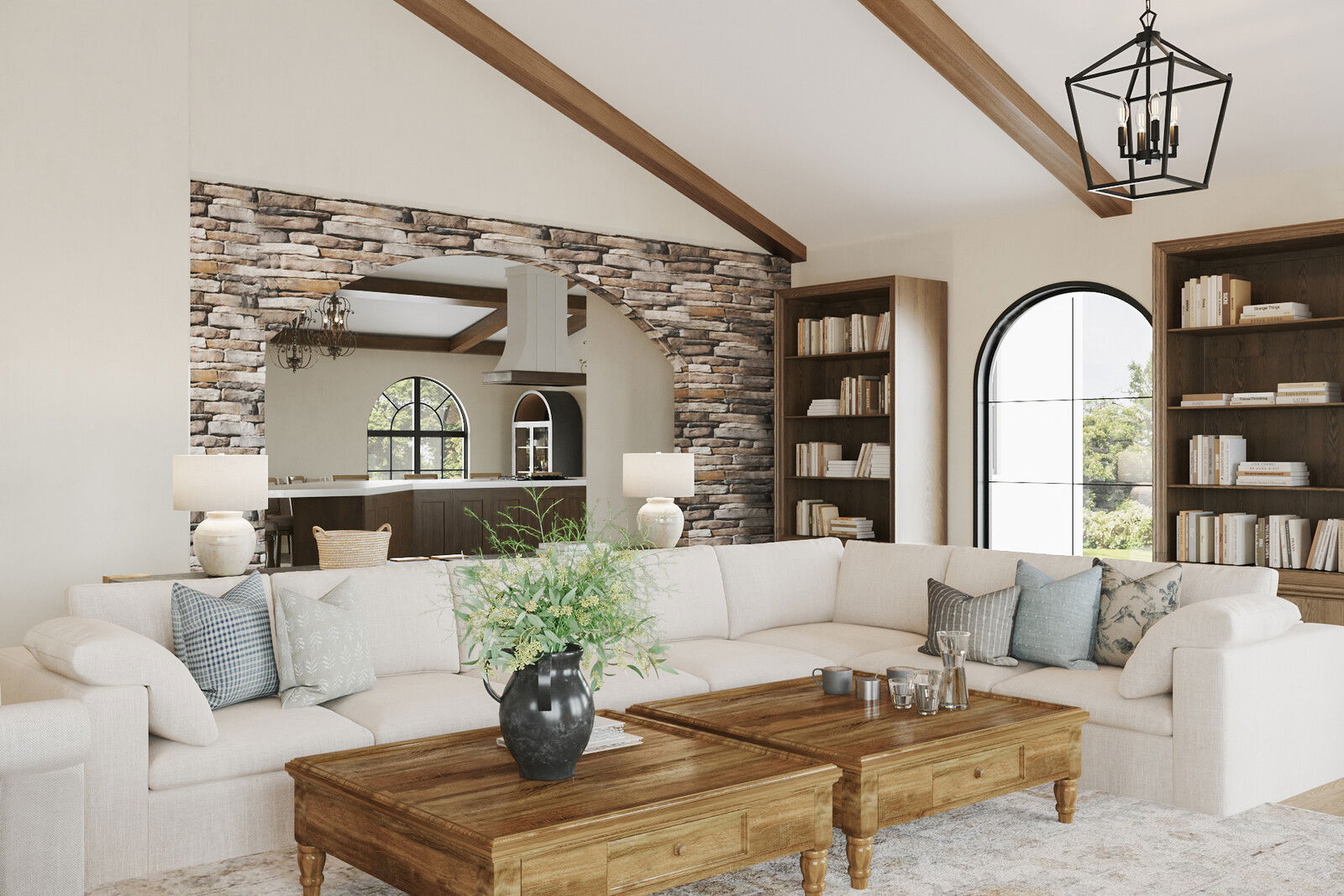 Online Designer Combined Living/Dining 3D Model 3