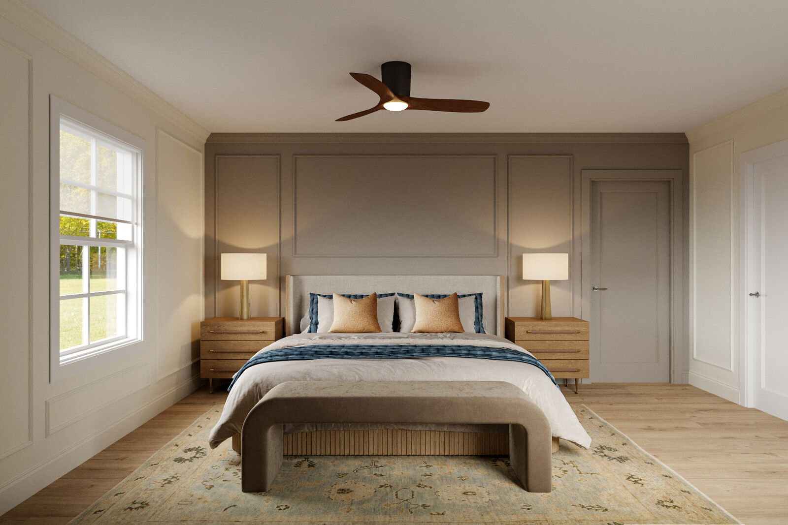 Online Designer Bedroom 3D Model 1