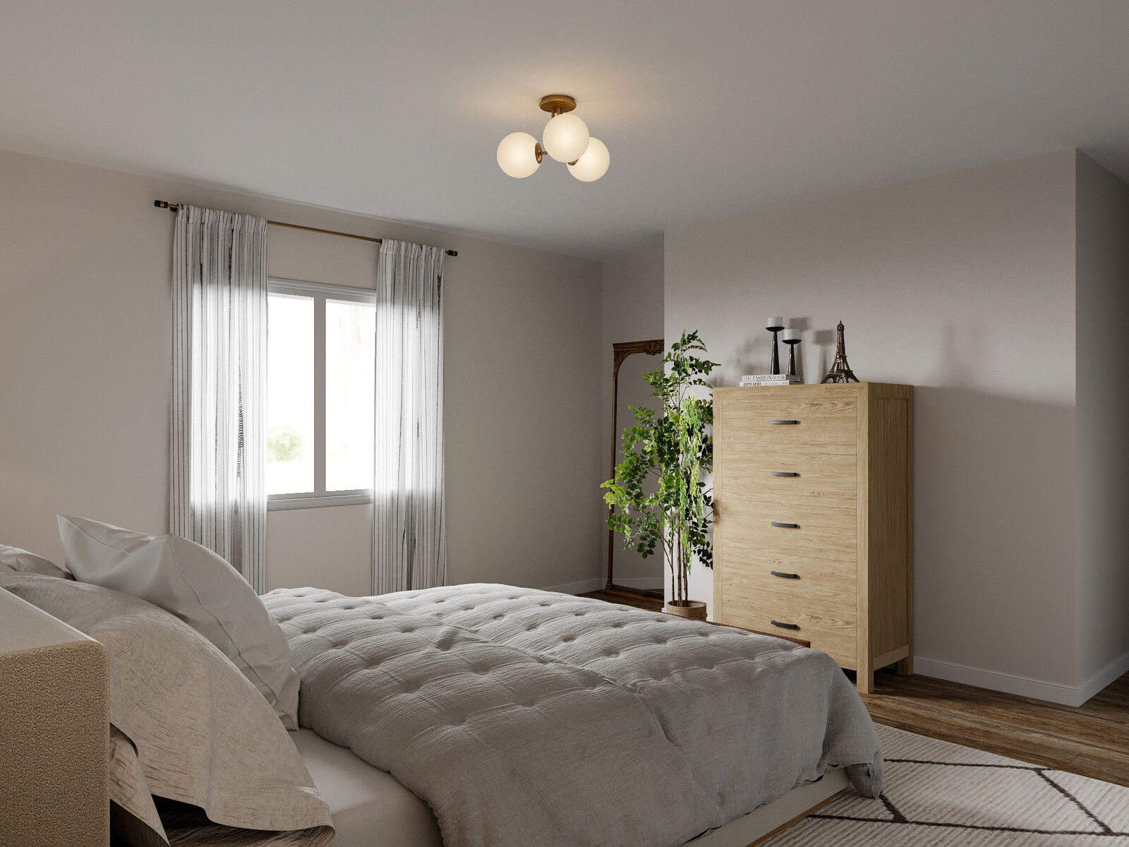 Modelo 3D de Dormitorio del Diseñador en Línea 2