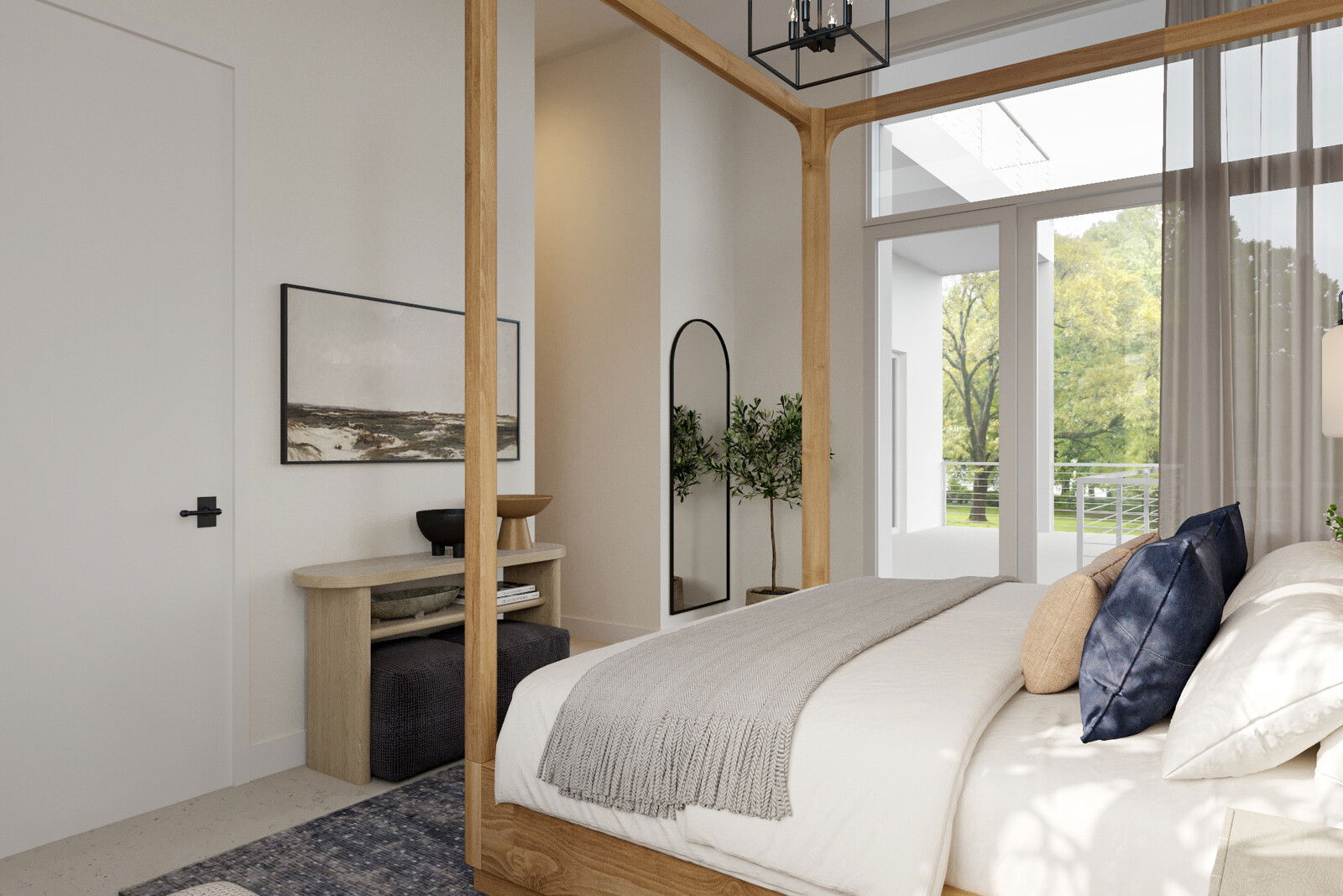 Online Designer Bedroom 3D Model 3