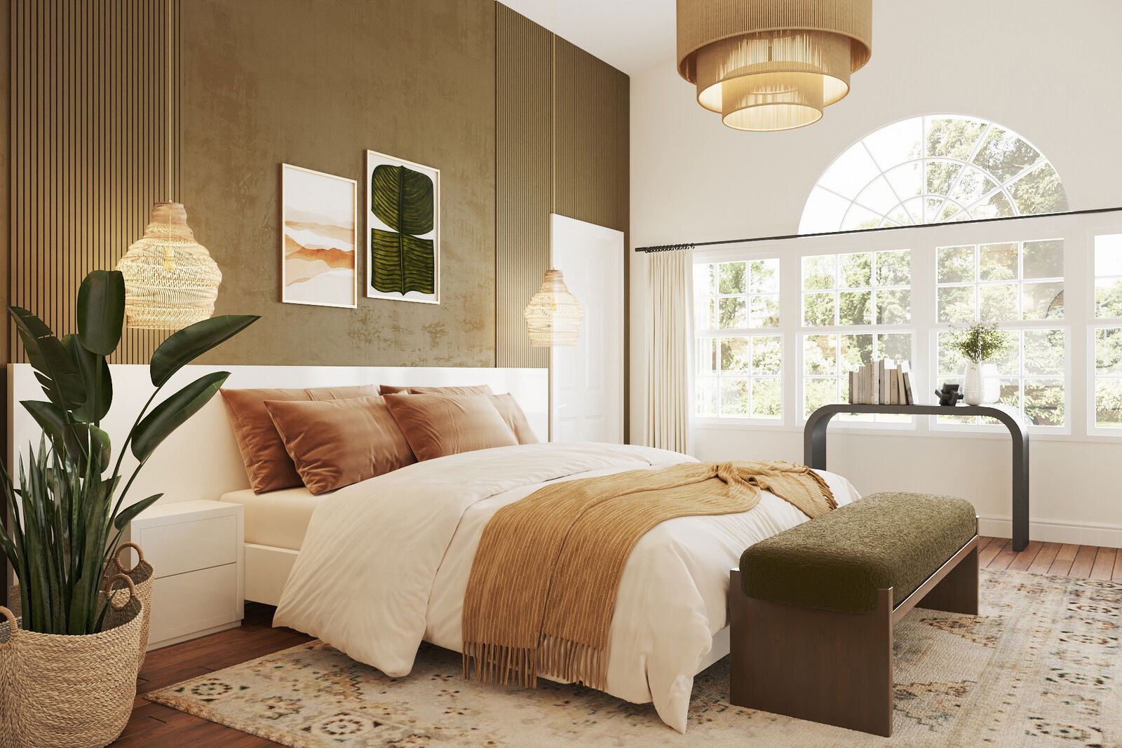 Online Designer Bedroom 3D Model 1