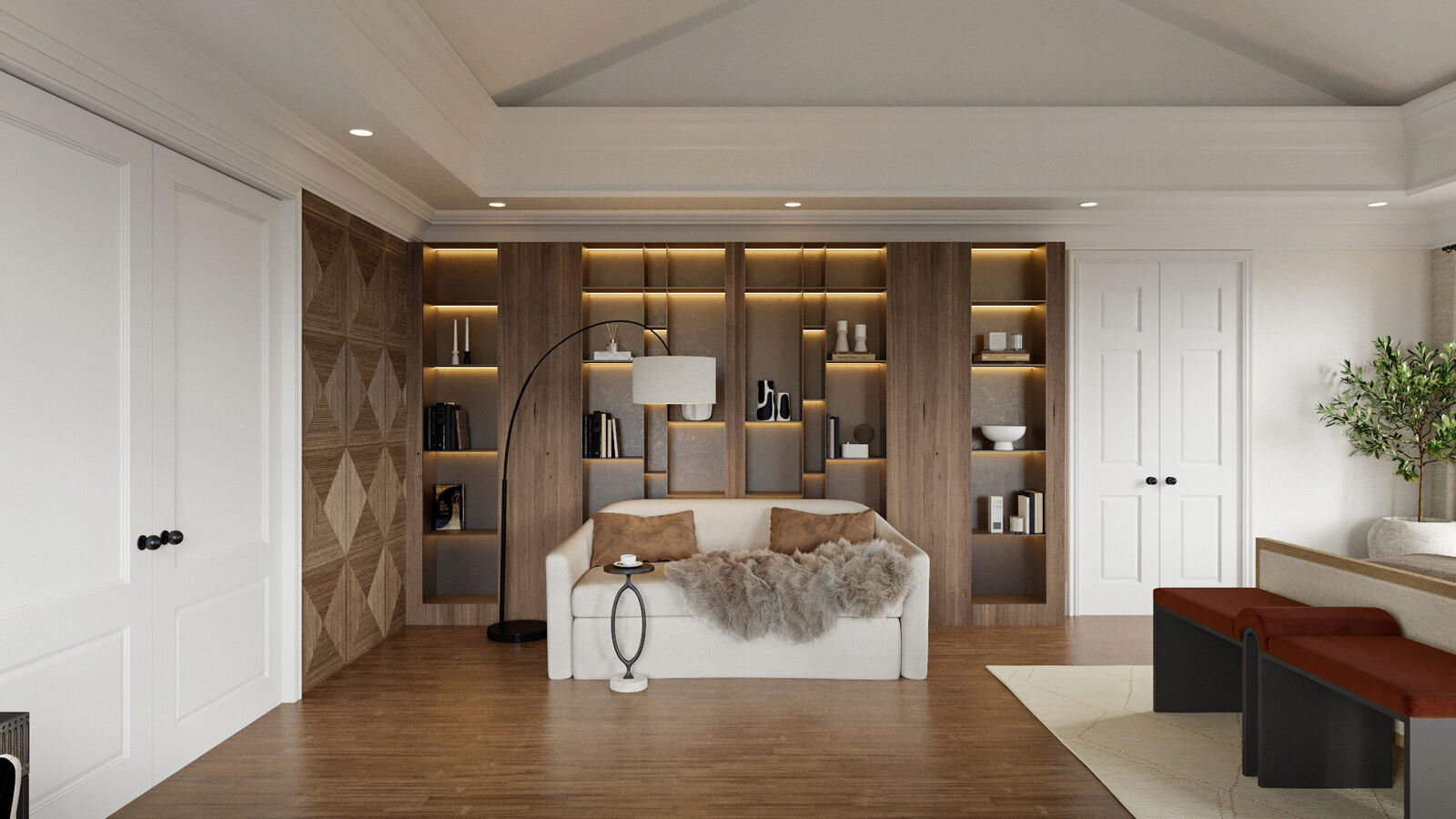 Modelo 3D de Dormitorio del Diseñador en Línea 3