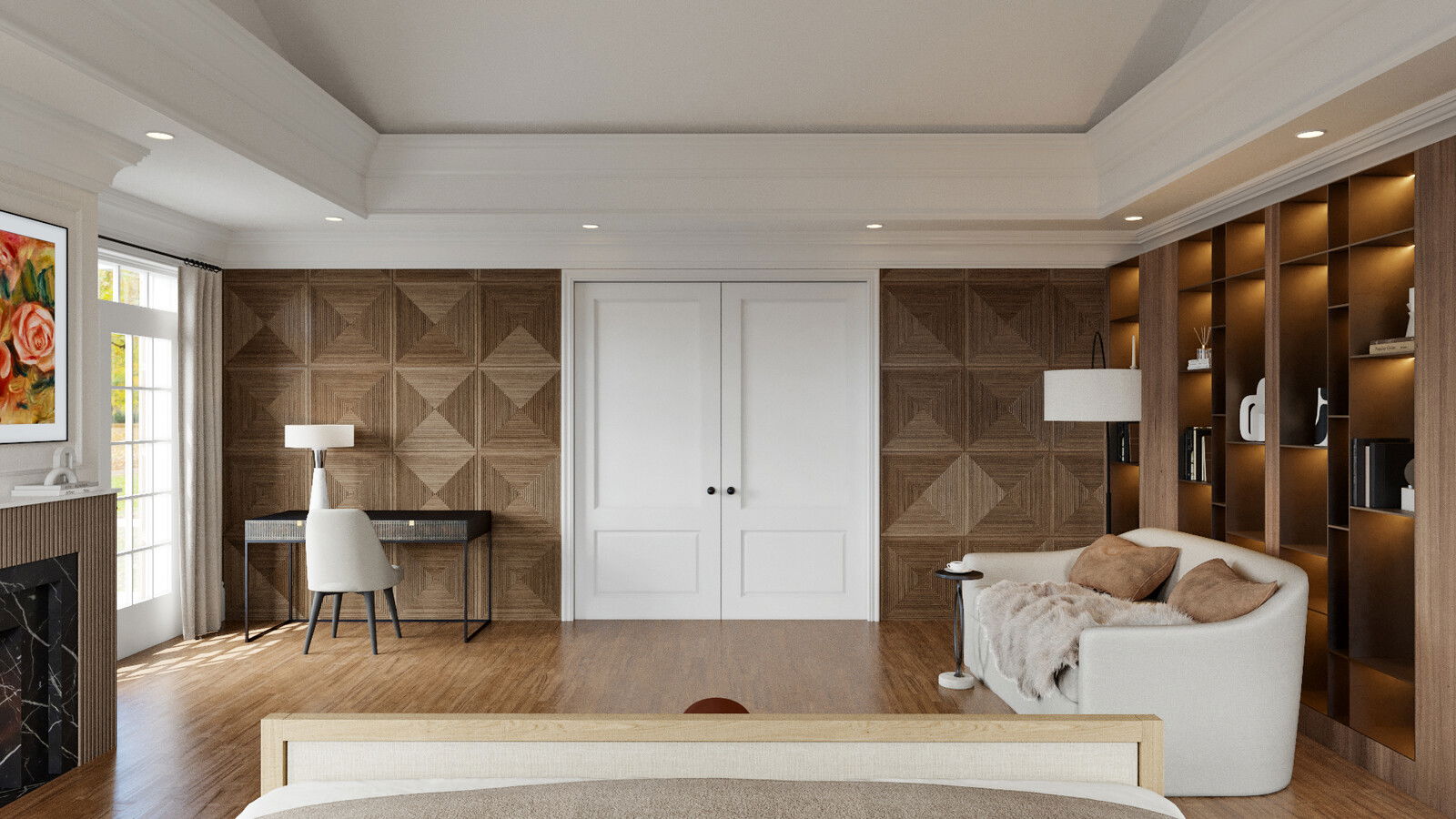 Modelo 3D de Dormitorio del Diseñador en Línea 2