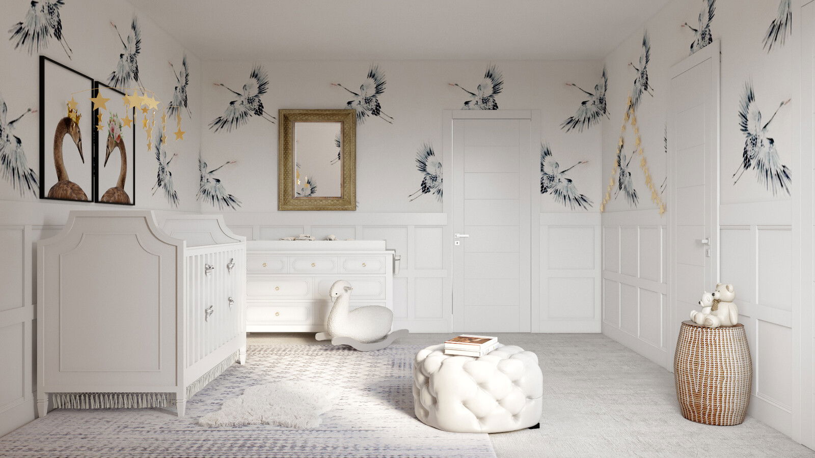 Nursery Room Design Neutral and Calming Nursery Design