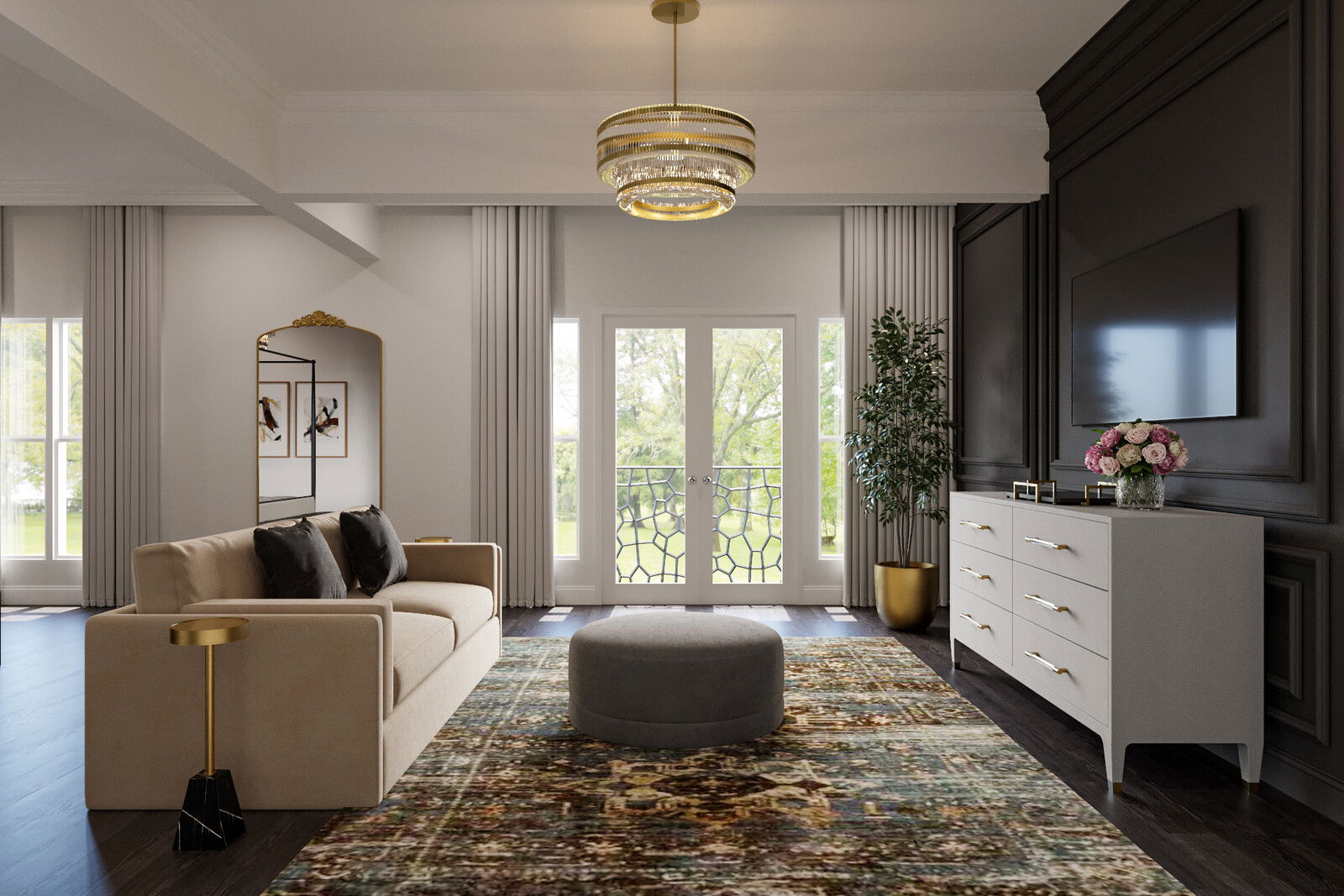 Online Designer Bedroom 3D Model 3