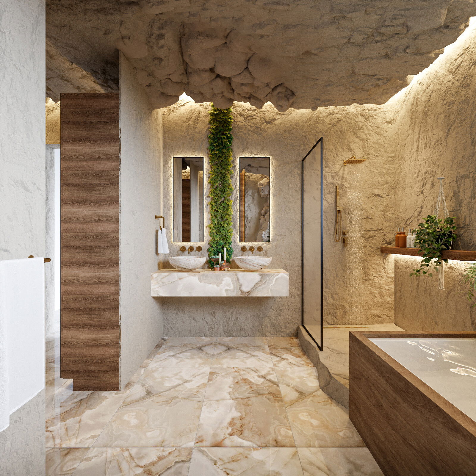 Modelo 3D de baño en línea 7