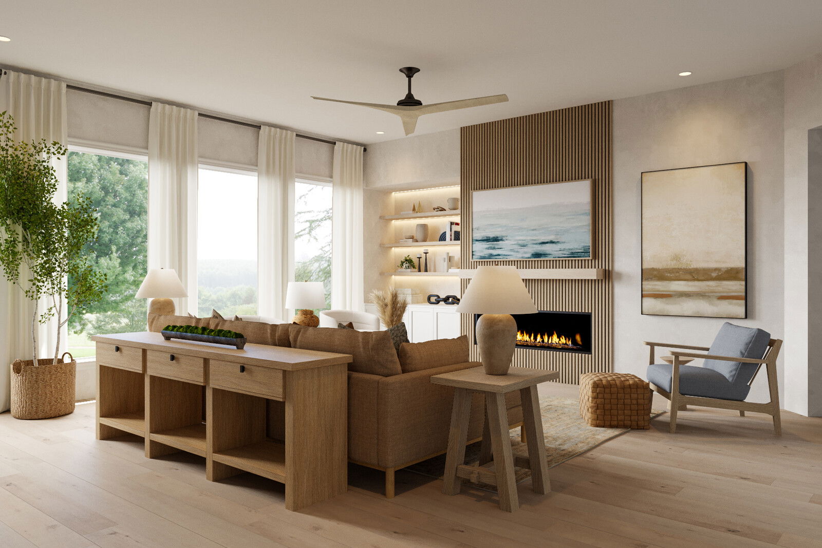 Online Designer Living Room 3D Model 1