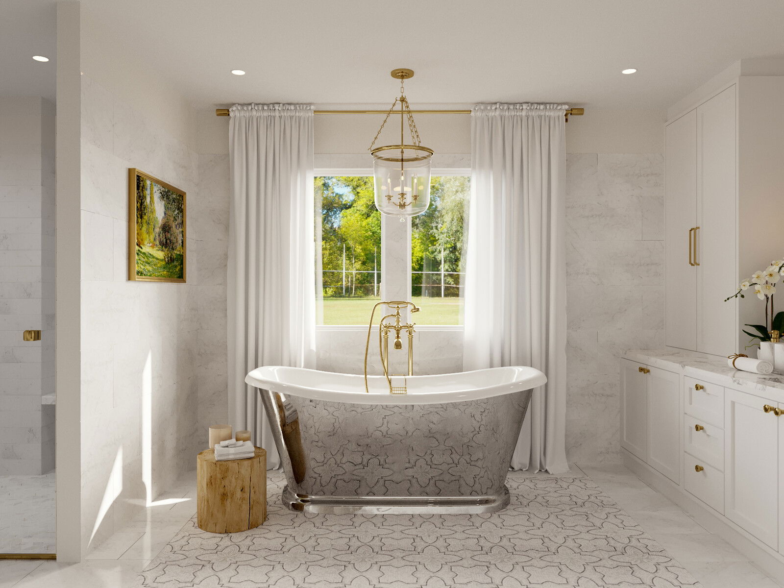 Online Designer Bathroom 3D Model 2