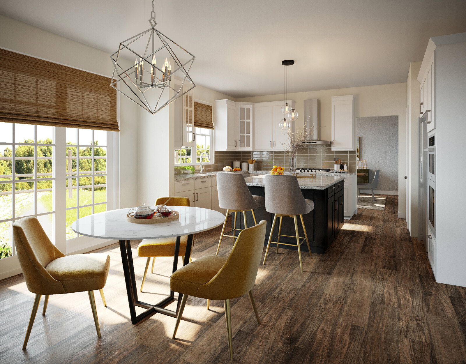 Online Designer Kitchen 3D Model 1