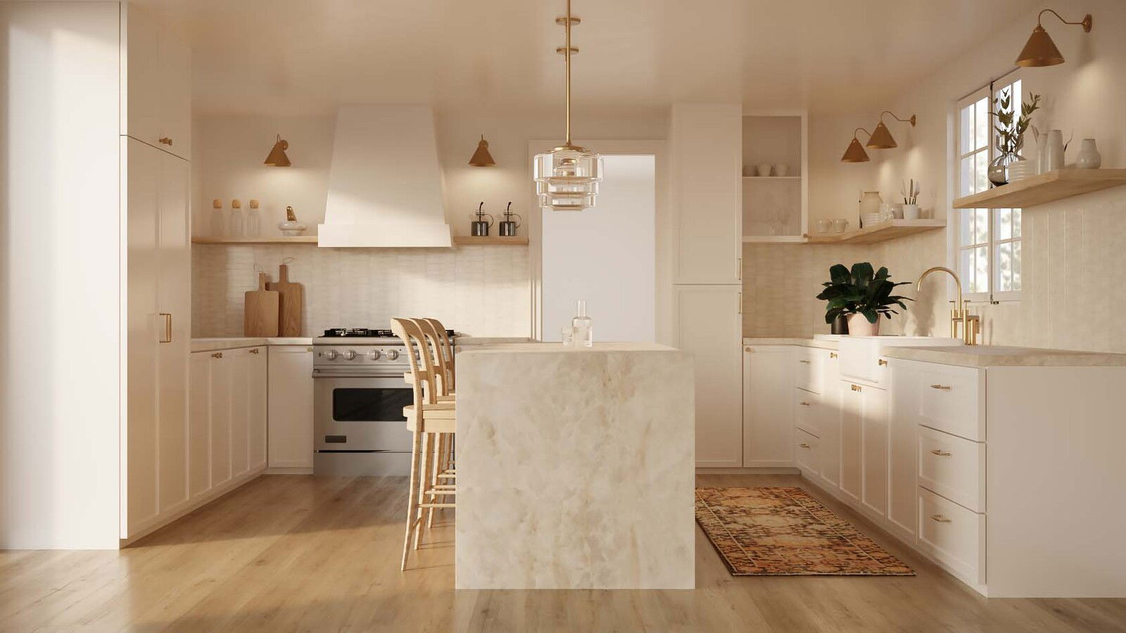 Modelo 3D de Cocina de Diseñador en Línea 1