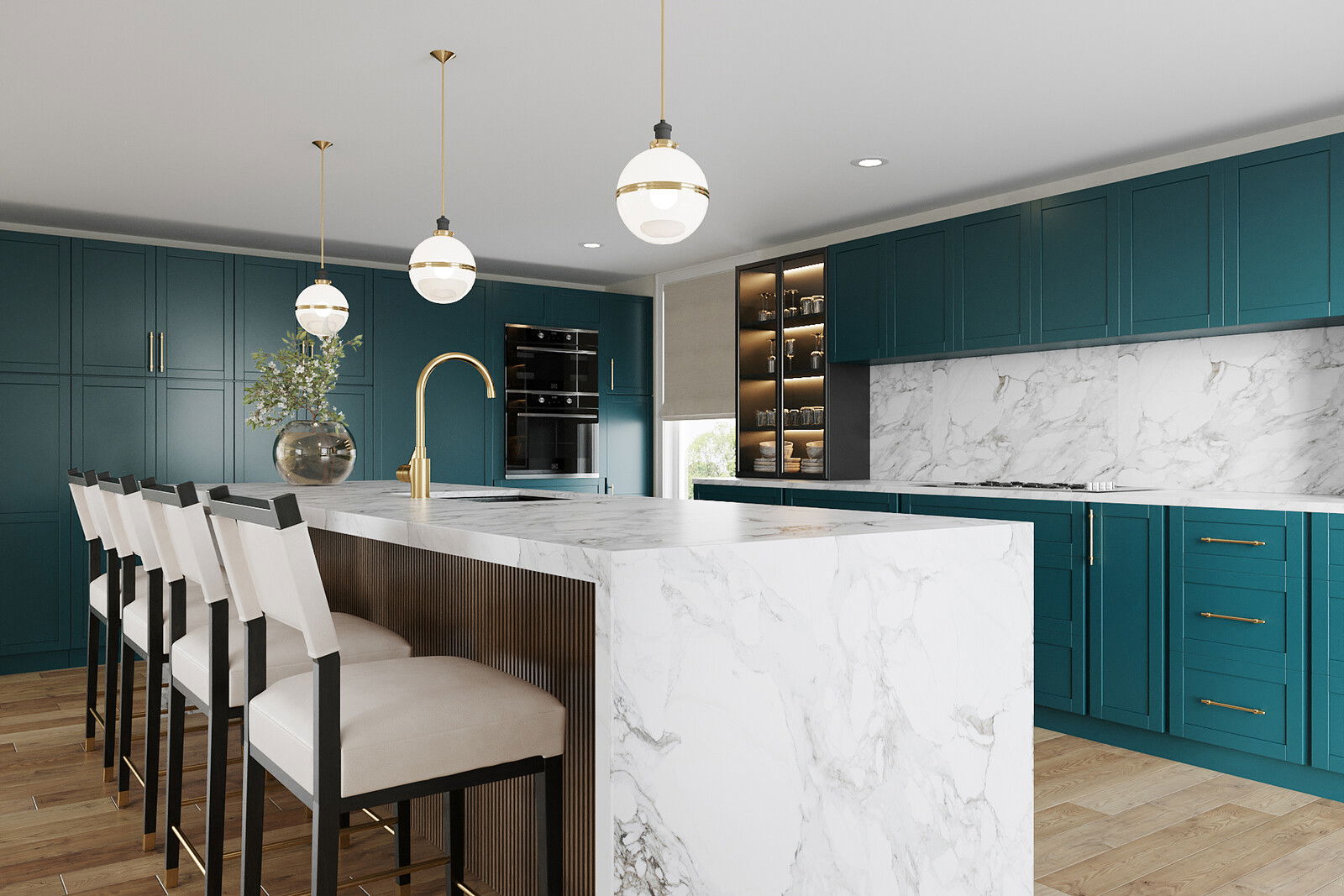 Online Designer Kitchen 3D Model 3
