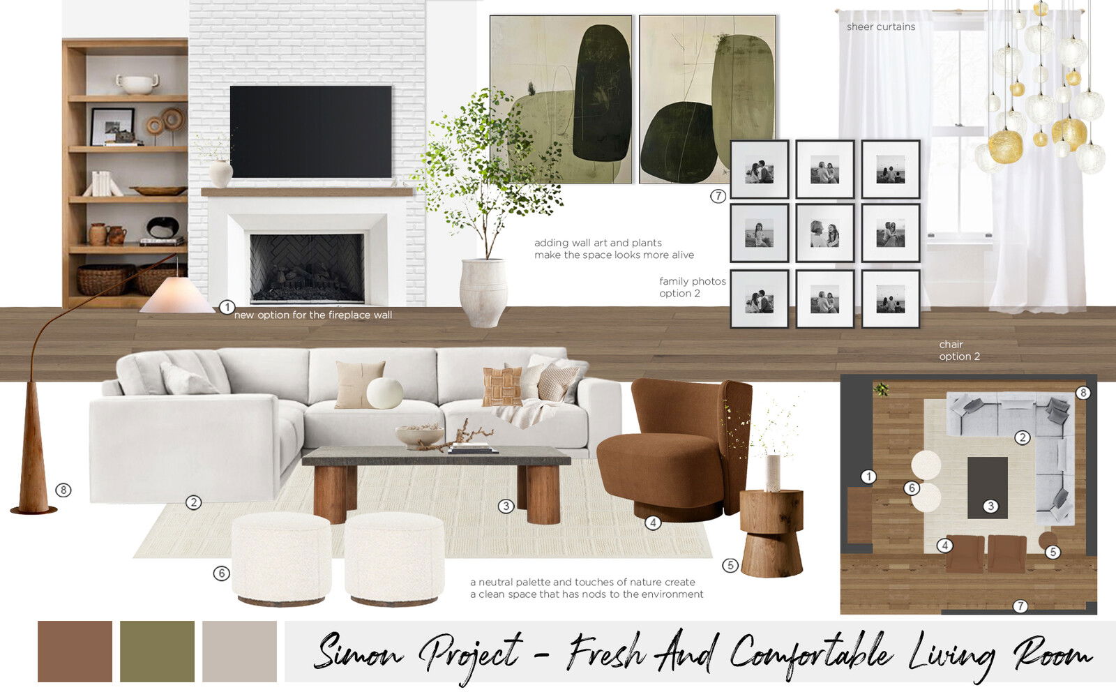 Ideas De Diseño Interior De Sala De Estar De Diseñador En Línea