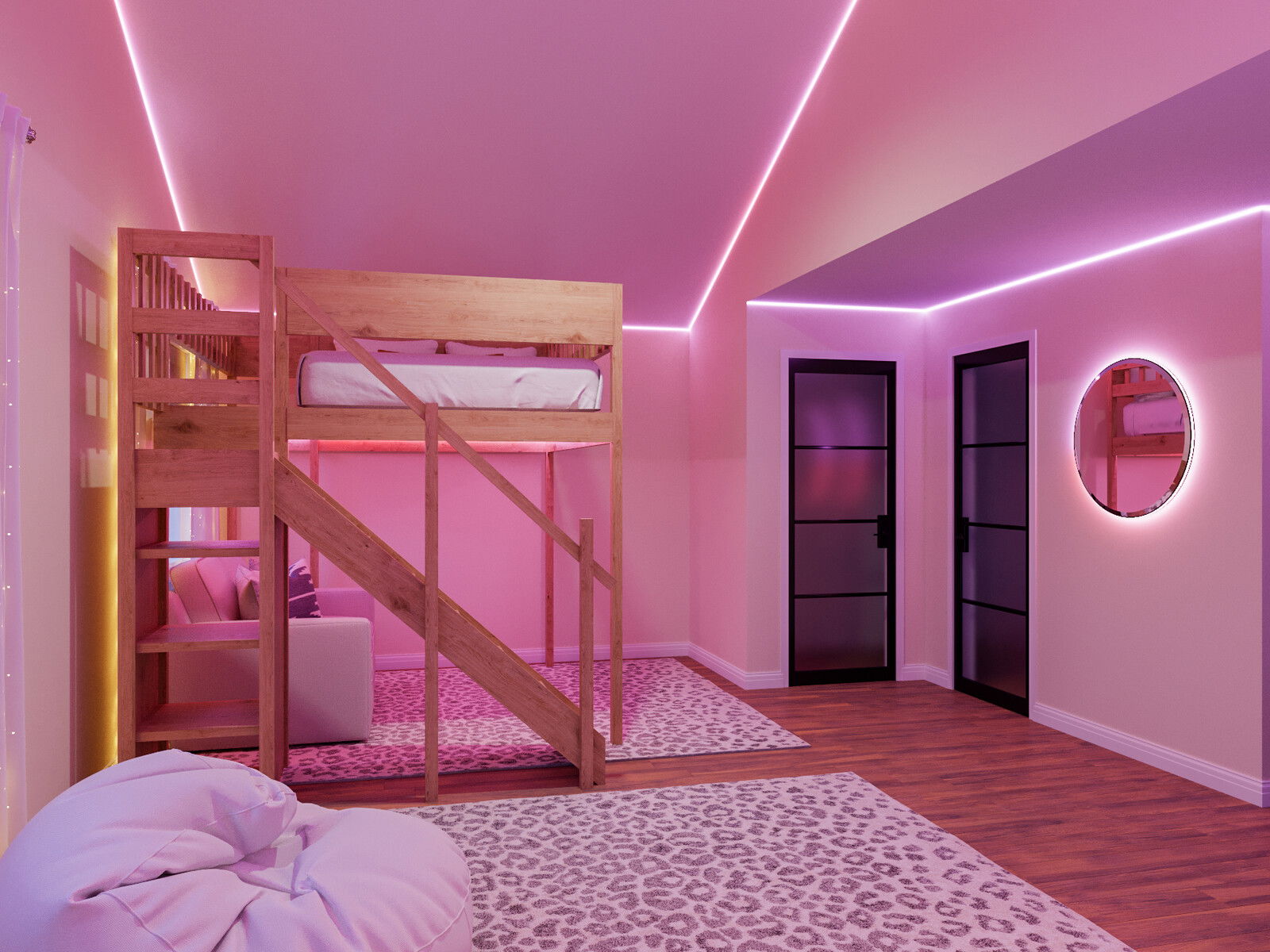 Online Designer Kids Room 3D Model 2