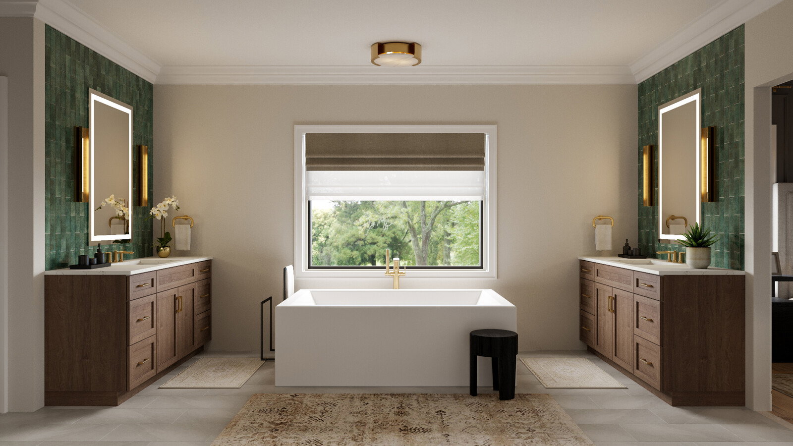 Online Designer Bathroom 3D Model 1