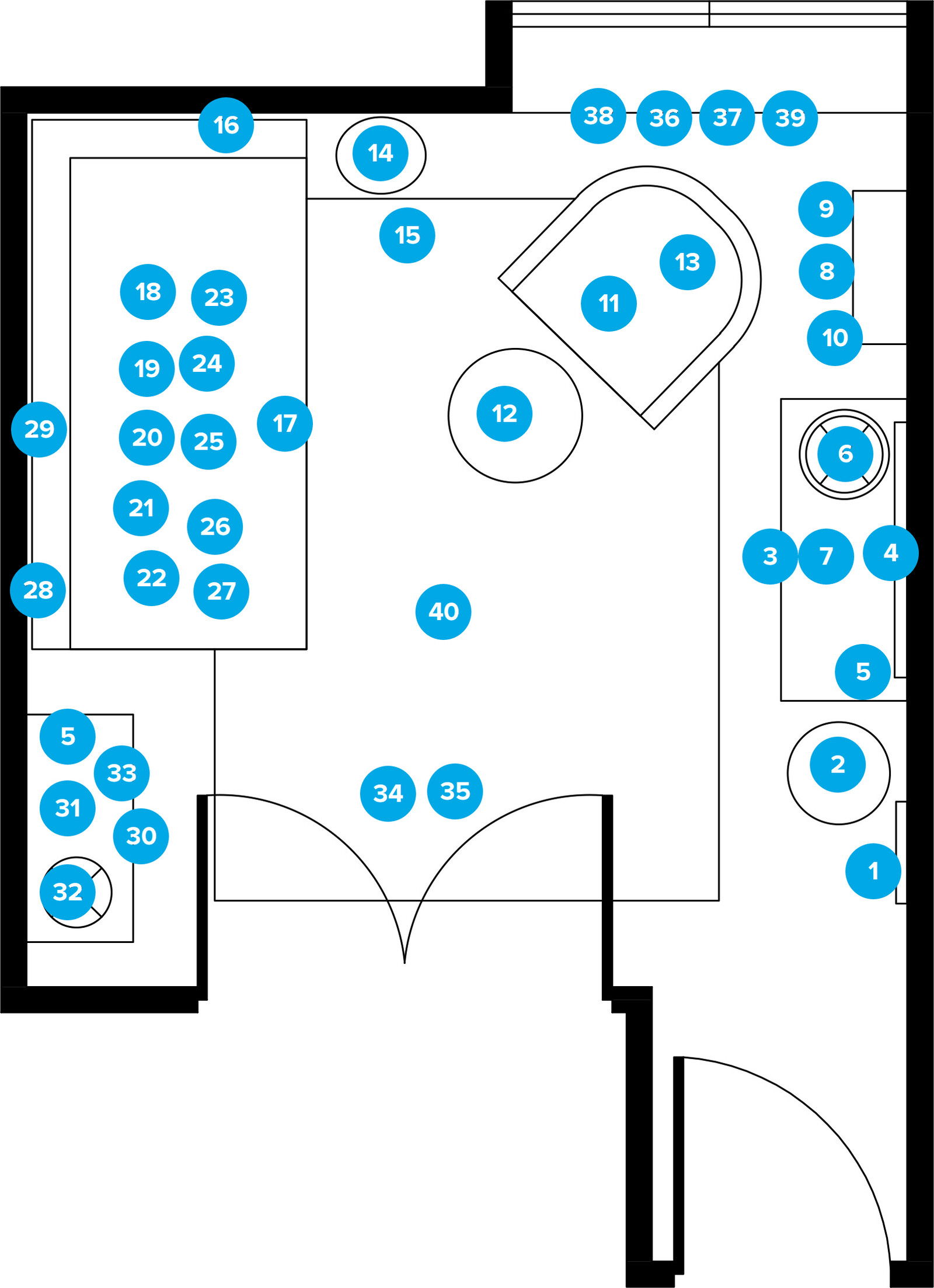 Online Designer Bedroom Floorplan