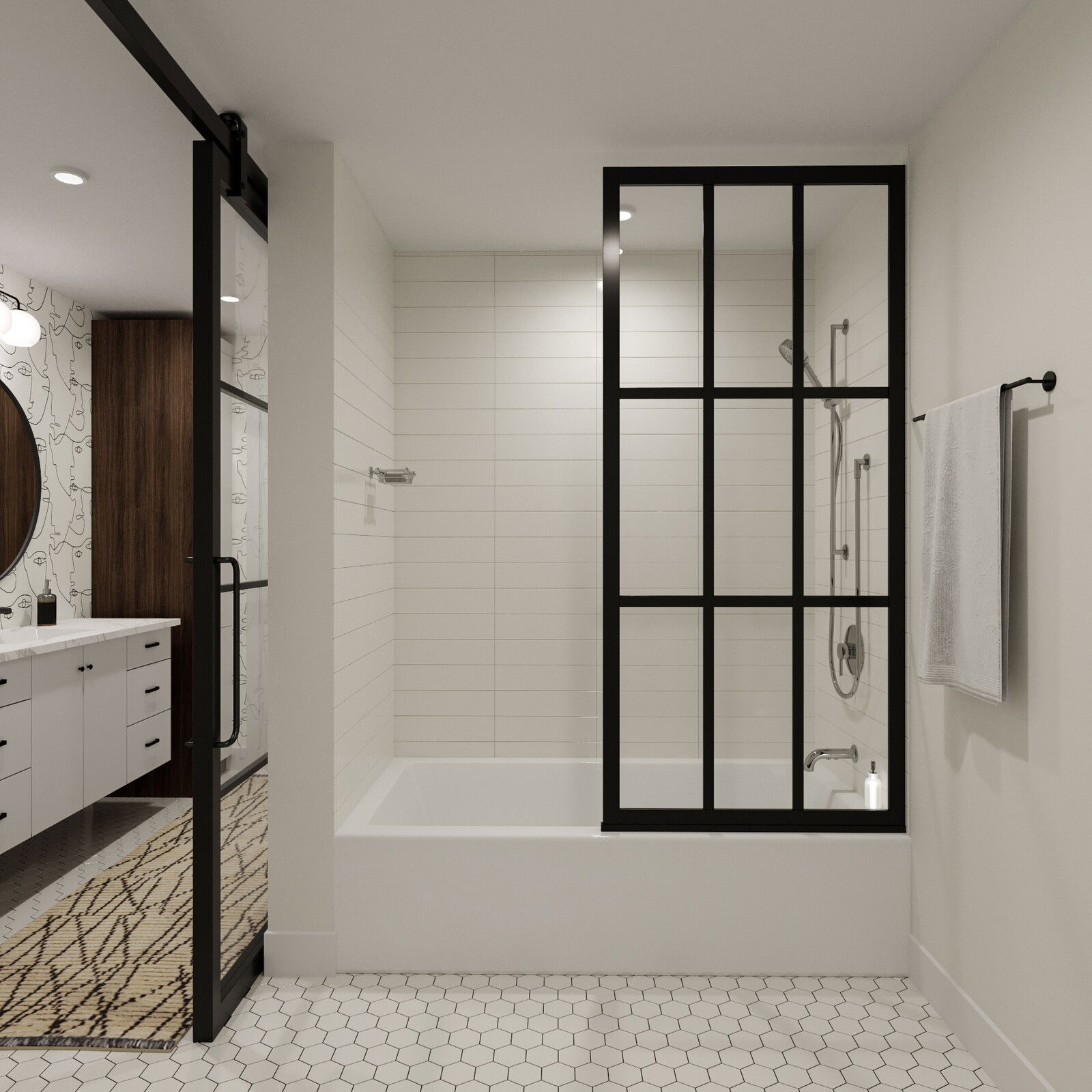 Online Designer Bathroom 3D Model 1