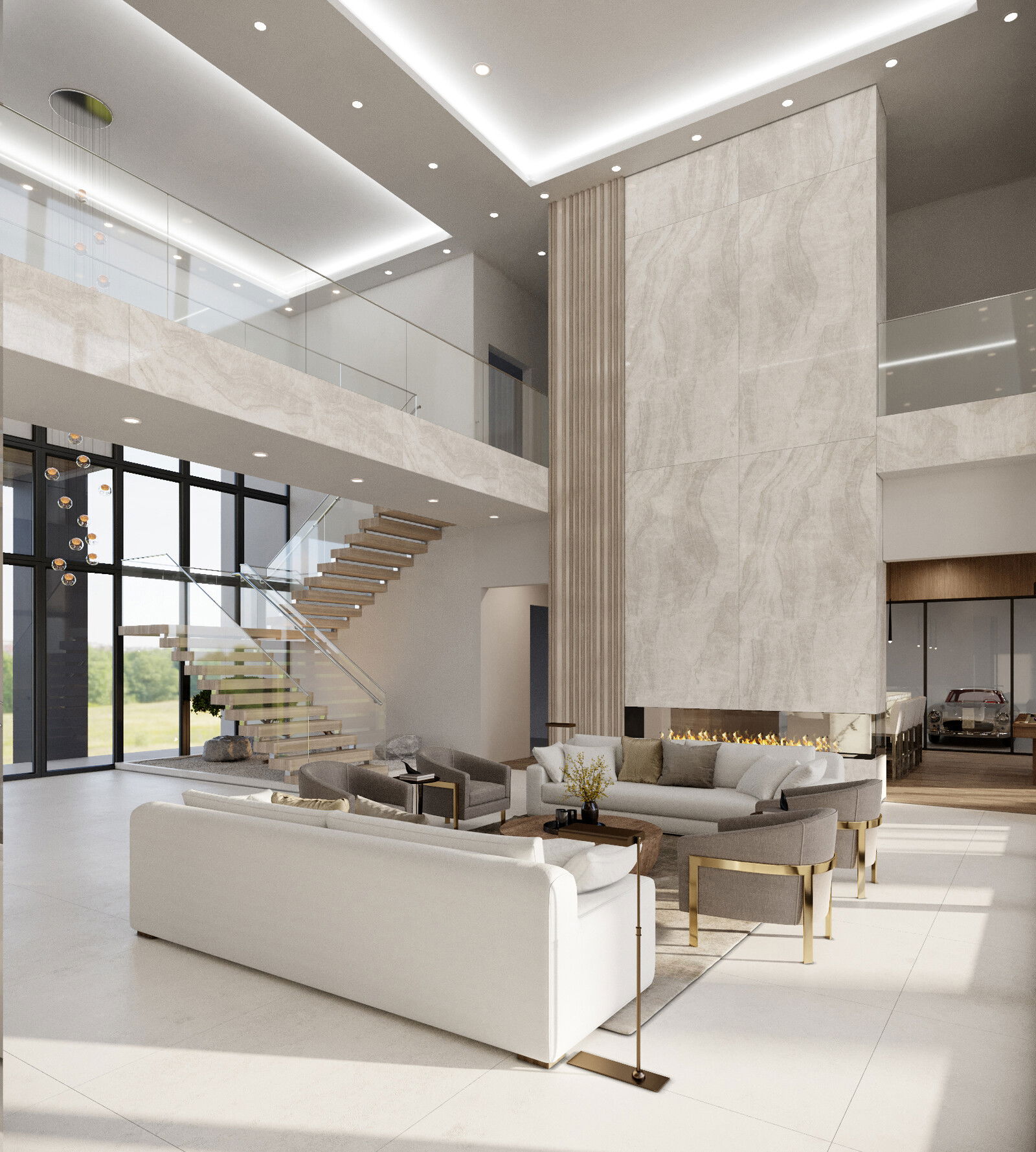 Online Designer Living Room 3D Model 2