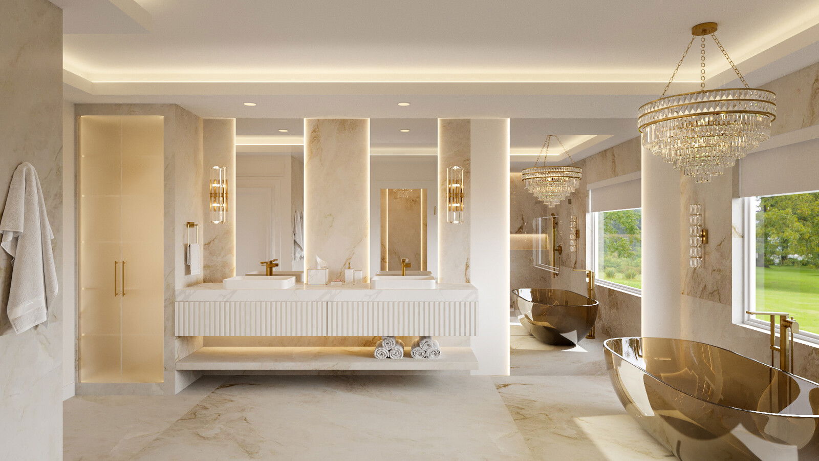 Online Designer Bathroom 3D Model 2