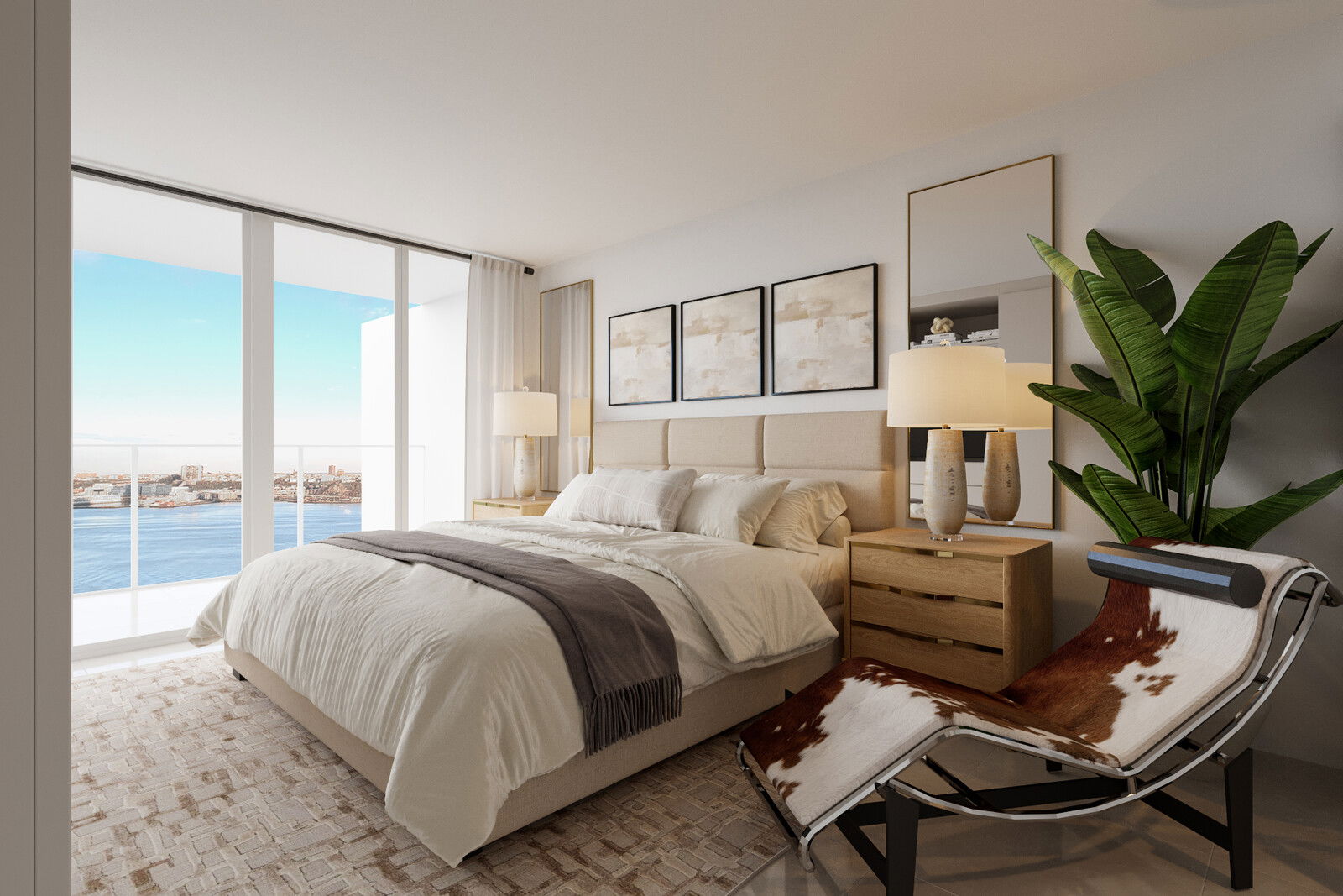 Online Designer Bedroom 3D Model 2