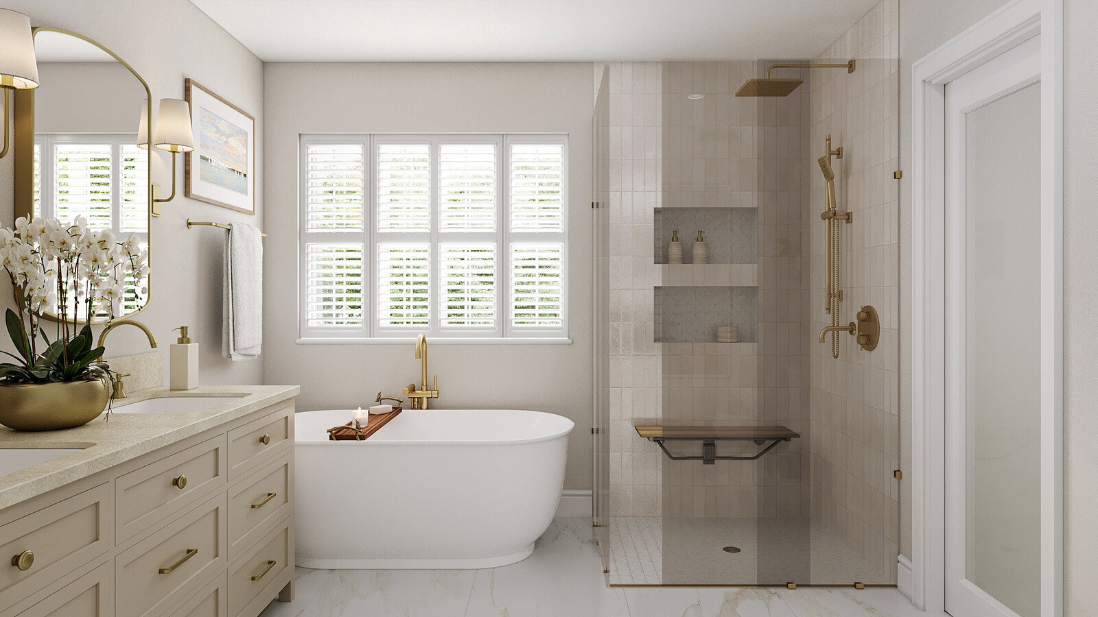 Online Designer Bathroom 3D Model 4