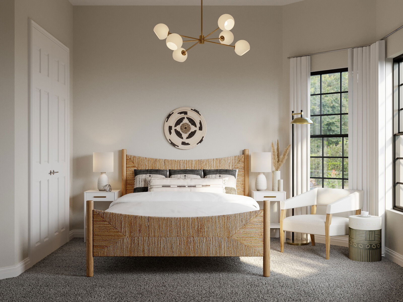 Online Designer Bedroom 3D Model 1