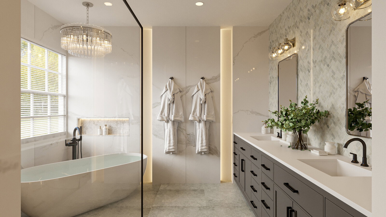 Online Designer Bathroom 3D Model 3