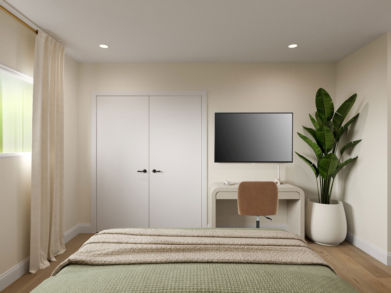 Online Designer Bedroom 3D Model 2
