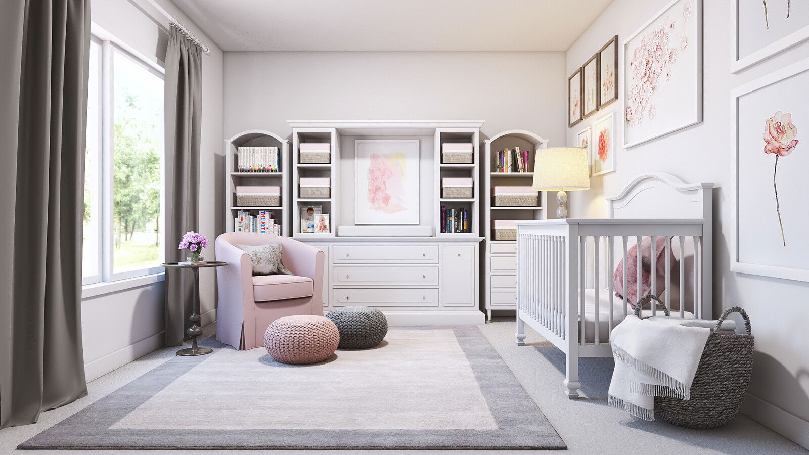 Online Designer Kids Room 3D Model 1