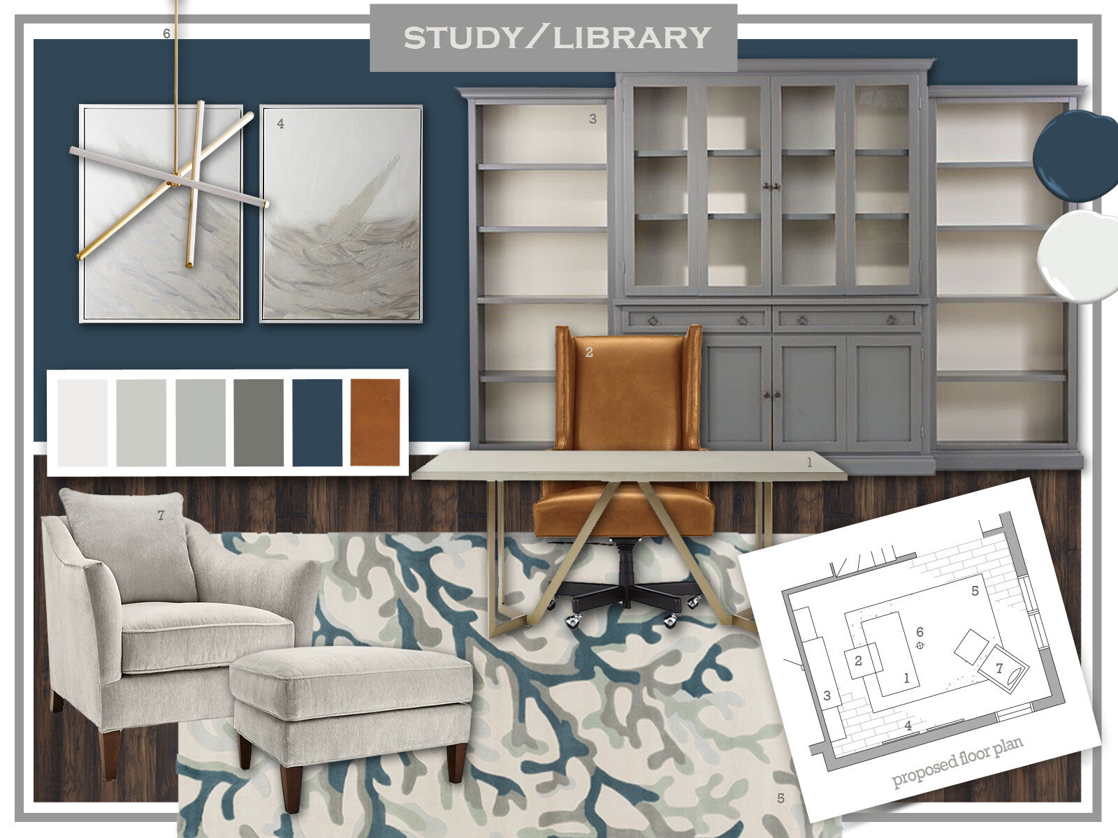 Online Designer Home Office 3D Model 2