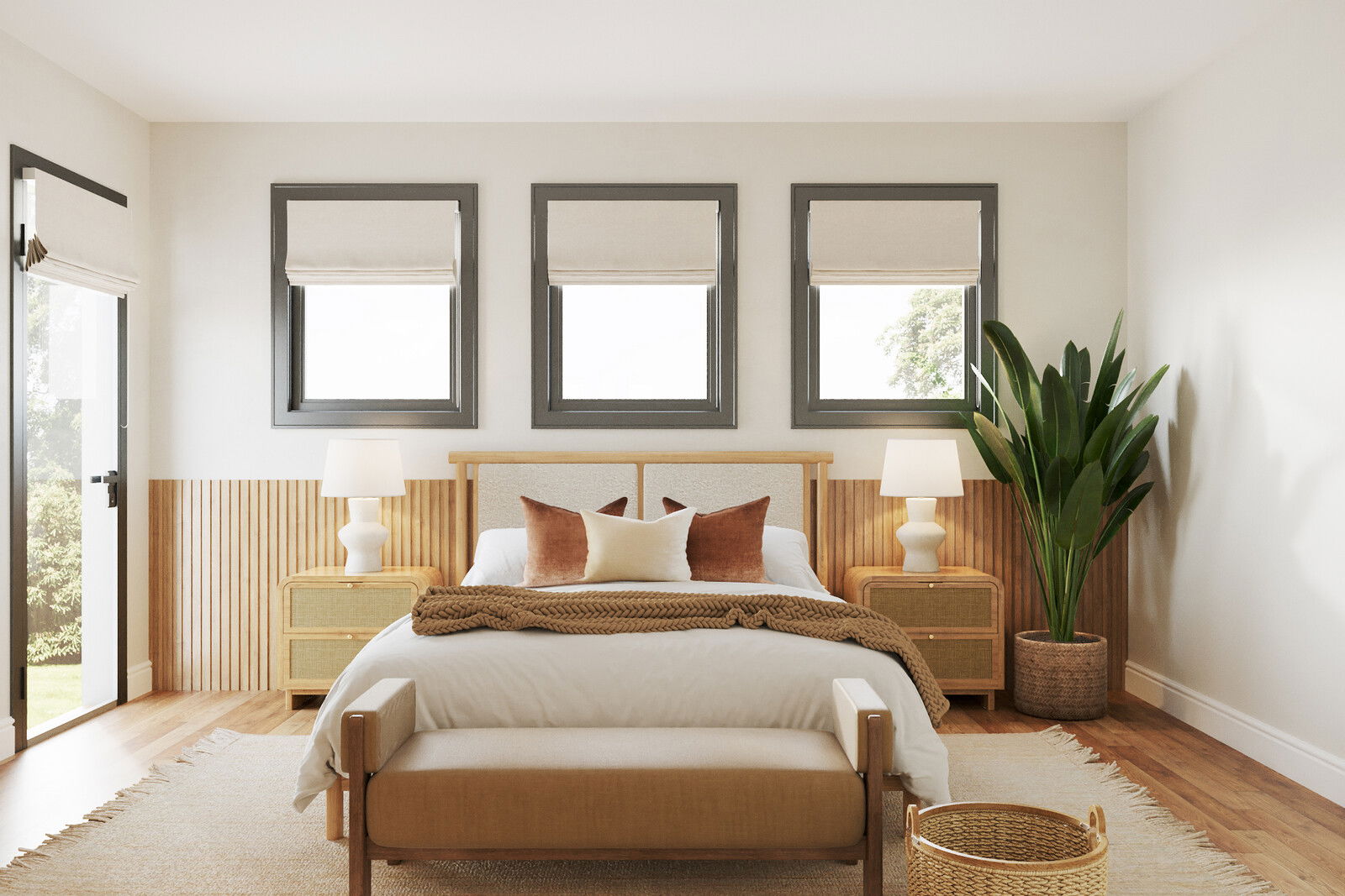 Online Designer Bedroom 3D Model 3