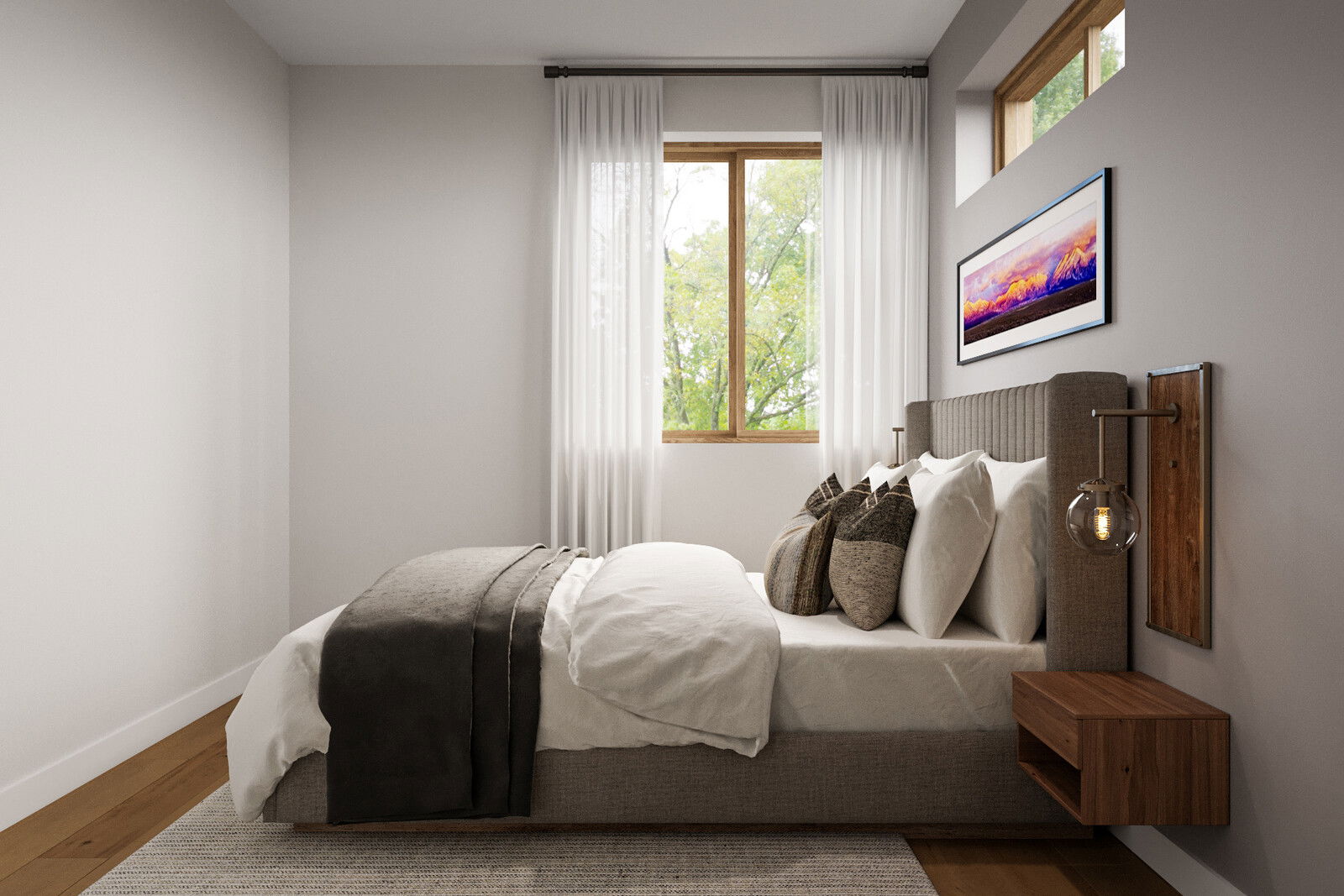 Online Designer Bedroom 3D Model 3
