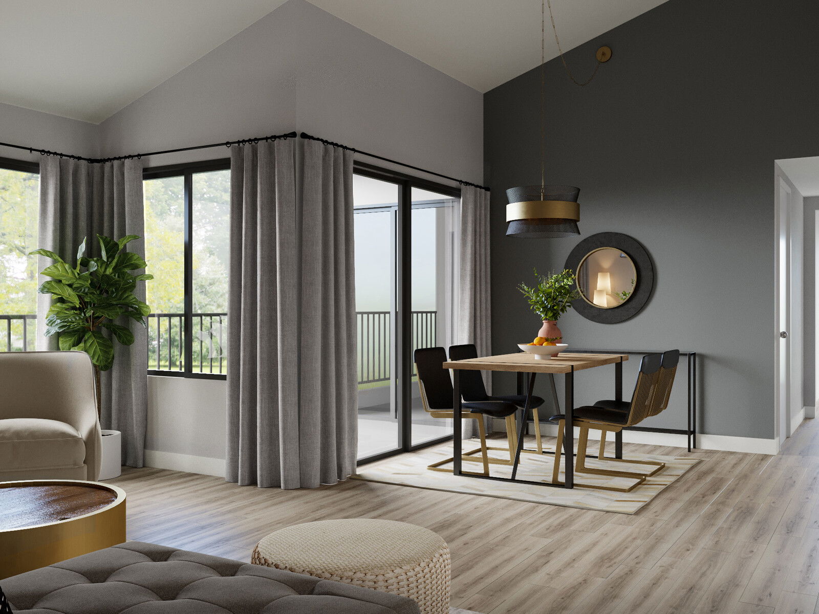 Modelo 3D Sala-Comedor del Diseñador en Línea 2