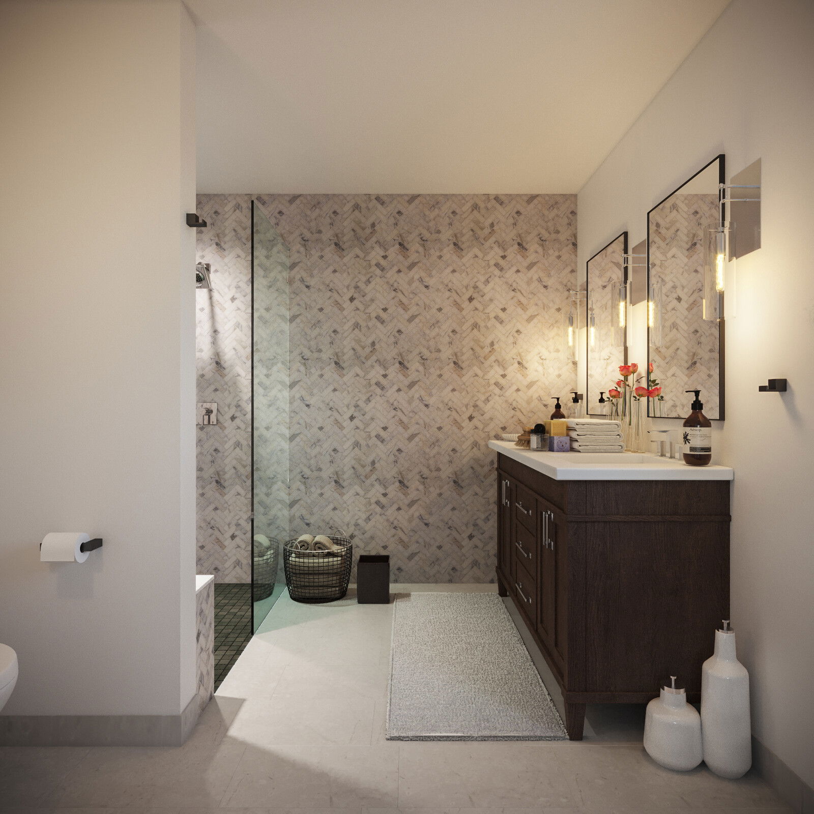 Modelo 3D de Baño por Diseñador Online 2