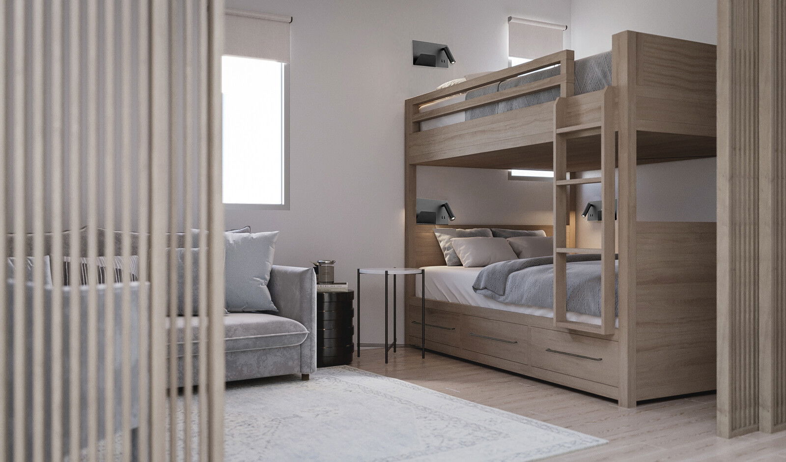 Online Designer Bedroom 3D Model 1