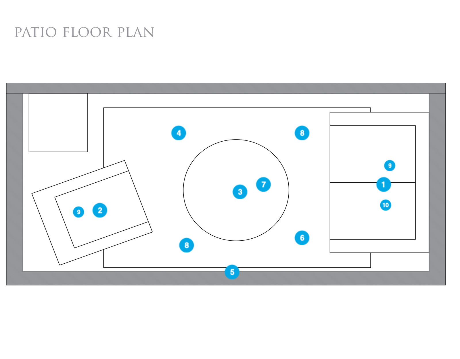 Online Designer Patio Floorplan