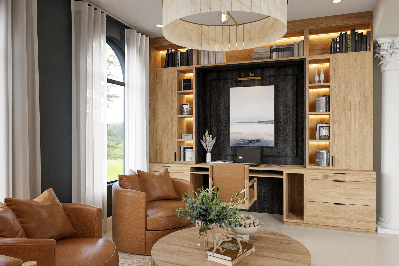 Online Designer Home Office 3D Model 6