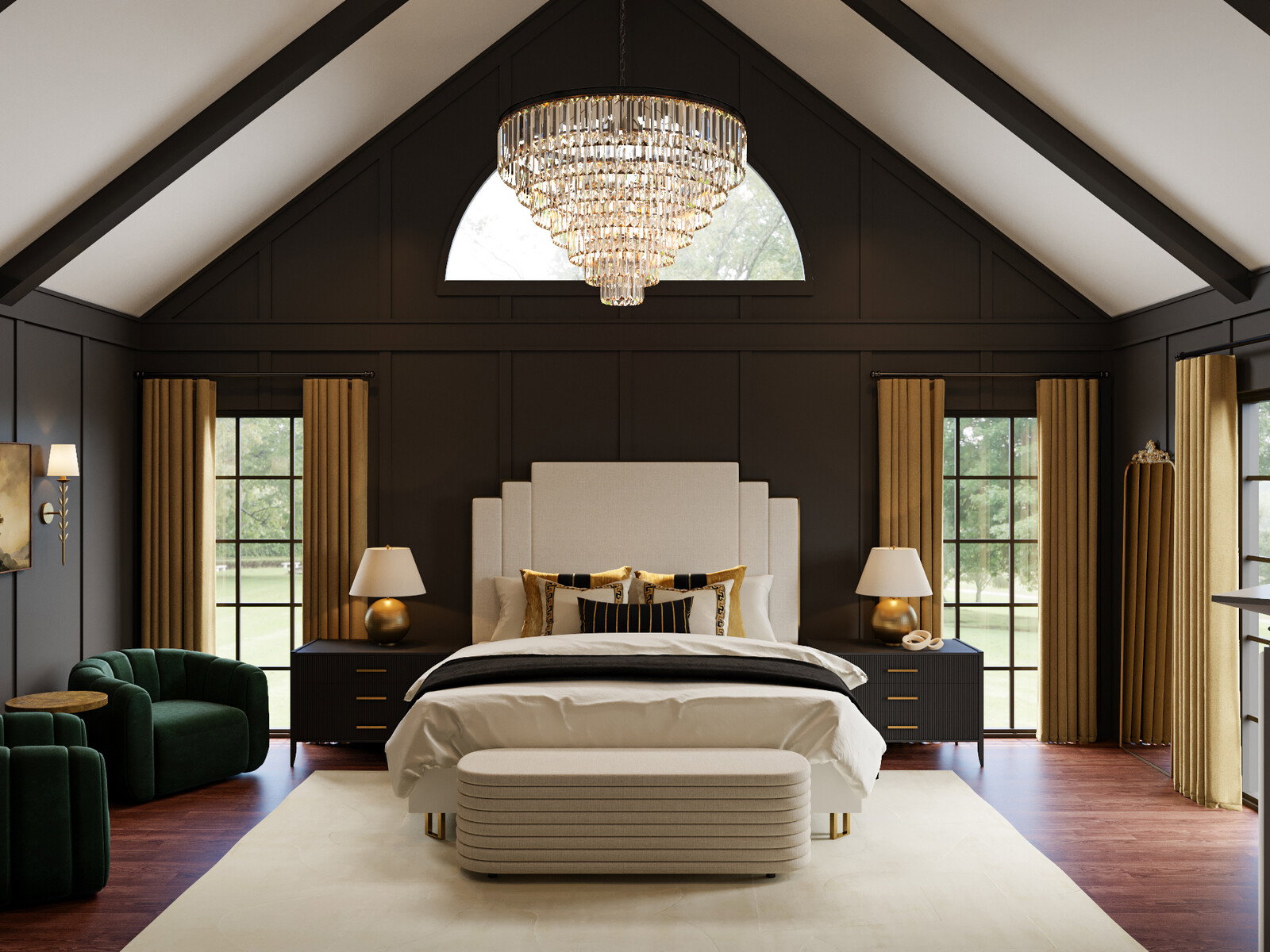 Online Designer Bedroom 3D Model 1